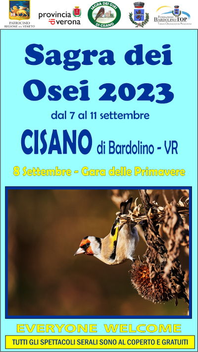 Programma della Sagra dei Osei 2023